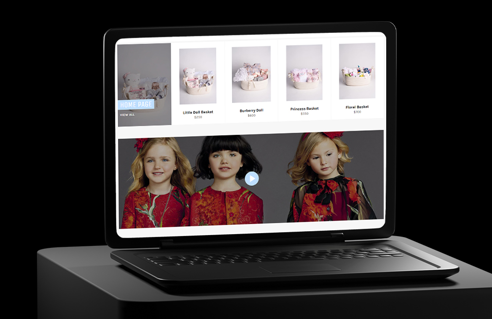 Website on screen 3